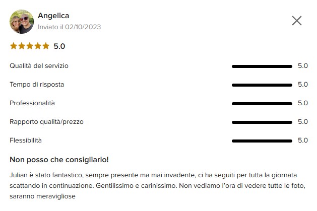 Recensione 6 da Mio Matrimonio